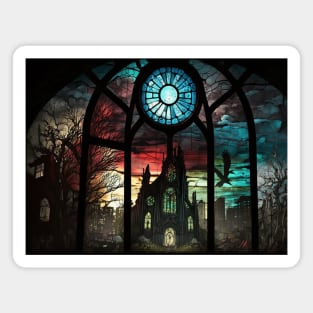Stained Glass Tristram Cathedral Magnet